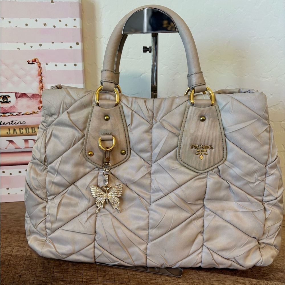 Prada Quilted Tote Bag
